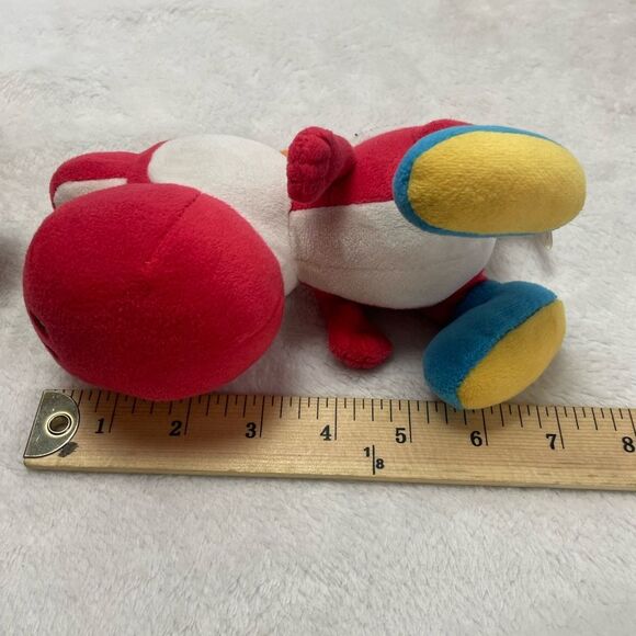 Nintendo Super Mario Bros 2015 Red YOSHI 8" Plush Stuffed Toy - Picture 6 of 6
